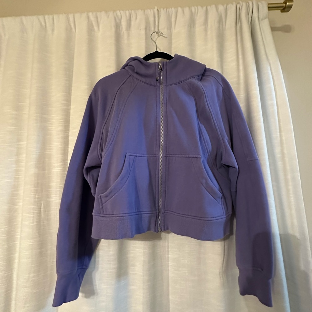 Purple lululemon full zip scuba Jacket